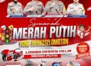 Masyarakat Pelalawan Ikuti Lomba Desain Helm Merah Putih Polda Riau