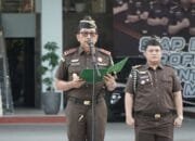 Kajati Riau Menjadi Penerima Apel Kerja Pagi