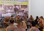 Jelang Idul Fitri, Plt Camat Kulim Fajri Adha Pimpin Rapat Pengendalian Sampah