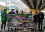 Komunitas Driver Online Pekanbaru dan Polda Riau Bersinergi Bantu Korban Banjir di Rumbai