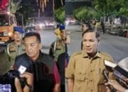 Membandel, Kasatpol PP Pekanbaru Bersama Kabapenda Kembali Laksanakan Penertiban & Pemotongan Tiang Bando Reklame