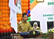 Bupati Kampar Sampaikan Pidato Visi Misi Pada Rapat Paripurna Istimewa DPRD Kampar