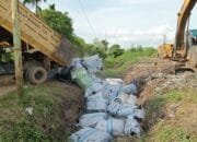 Bupati Rohil Hadiri Pemusnahan Barang Bukti Ball Press Kejari