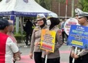 Ditlantas Polda Riau Rutin Sosialisasilan Kamseltibcarlantas di Area CFD