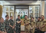 Sinergi dan Silaturrahmi Antar Lembaga, Danrem 013/Wira Bima Kunjungi Kejari Kuansing