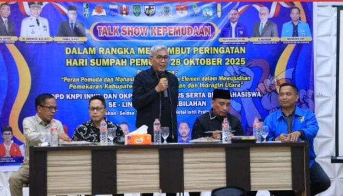 KNPI Inhil Gelar Talk Show Kepemudaan Bahas Pemekaran Inhil Utara dan Selatan