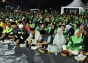 Pertama di Indonesia, Wako Pekanbaru Agung Ajak Sahur On The Road 2 Ribu Driver Ojol