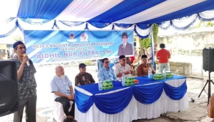 Serap Aspirasi Masyarakat, Aidhil Nur Putra Laksanakan Reses di Senapelan