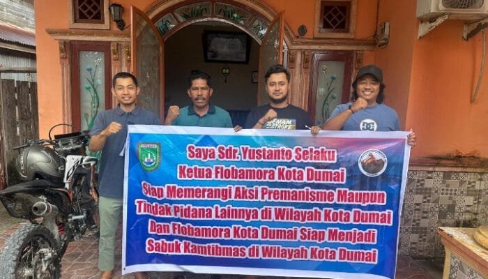 Flobamora Kota Dumai Siap Memerangi Aksi Premanisme Maupun Tindak Pidana Lainnya di Wilayah Kota Dumai