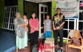Wujud Kepedulian Sosial, New Paragon dan Grand Dragon Salurkan Bantuan Jum’at Berkah di Dua Panti Asuhan Rumbai