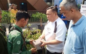 Limbah Batubara PLTU UP Tenayan Disulap Jadi Paving Block dan Pupuk, Plt Gubri Berikan Apresiasi