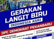 Meriahkan HUT Partai Demokrat ke-25, DPC Pekanbaru Laksanakan Kegiatan GERAKAN LANGIT BIRU INDONESIA ASRI PARTAI DEMOKRAT